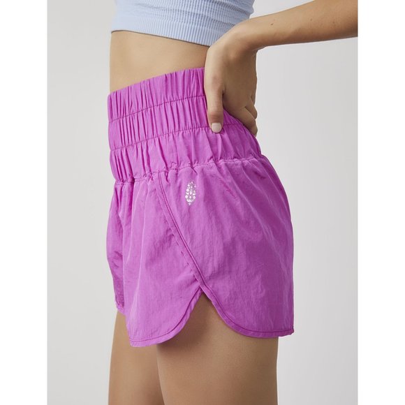 Like New FP MOVEMENT The Way Home Shorts / Neon Magenta - Picture 3 of 6